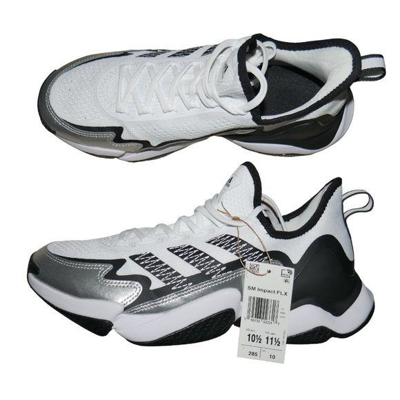 Adidas SM Impact FLX Football Turf Shoes Women's Size 11.5 Mens Size 10.5 Cleats - Picture 3 of 9